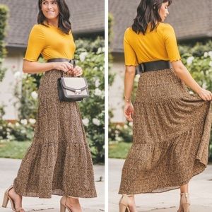 ✨Animal Maxi Long Skirt✨